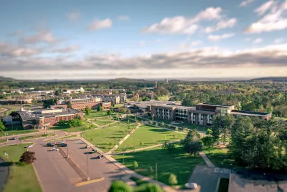 NMU Campus from the air